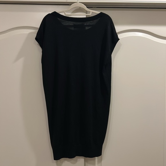 Zadig & Voltaire Deluxe Black Silk and Cashmere Dress - Picture 5 of 7